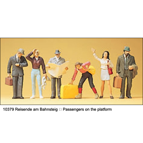 FSP10379 1/87 플랫폼에 서있는 승객 (도색:6명)