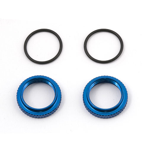 AA3948 FT On Road Threaded Shock Collar with O-Rings blue