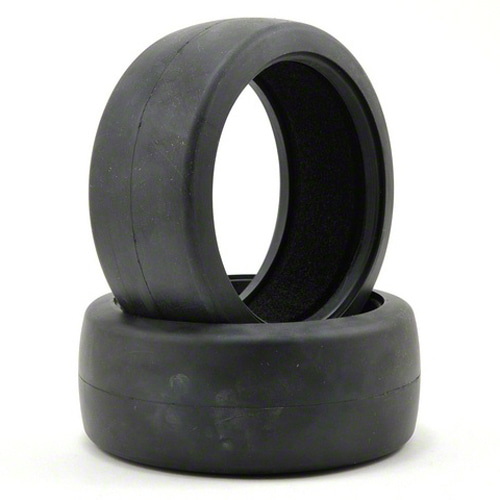 AX6471 Tires slicks (S1 compound) (front) (2)/ foam inserts (2)