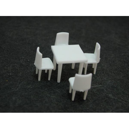 FS5550704 1/50 사각 테이블 의자셋 (테이블1 의자4)