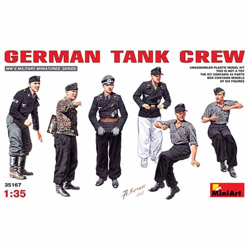 BE35167 1/35 German Tank Crew
