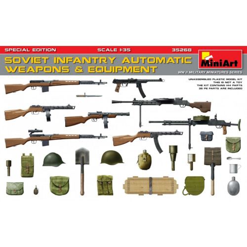 BE35268 1/35 Soviet Infantry Automatic Weapons &amp; Equipment.Special Edition