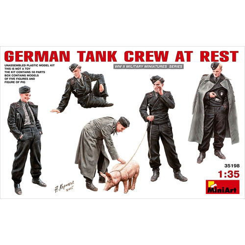 BE35198 1/35 휴식시 독일군 탱크 승무원 (German Tank Crew at Rest)