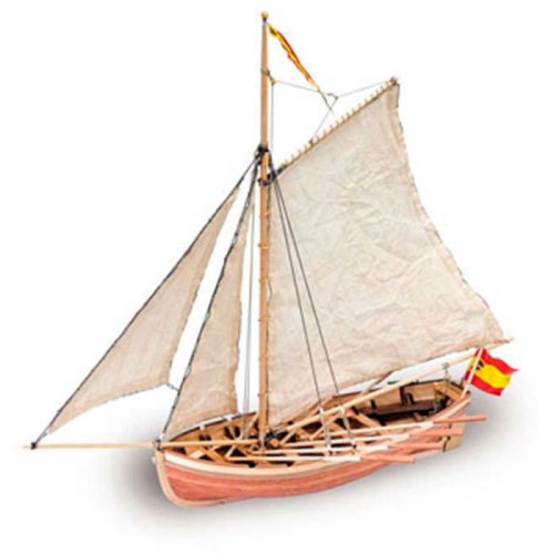 BA18010 1/25 San Juan Nepomuceno 1765 - Jolly boat