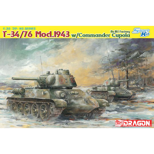 BD6564 1/35 T-34/76 Mod.1943 w/Commander Cupola
