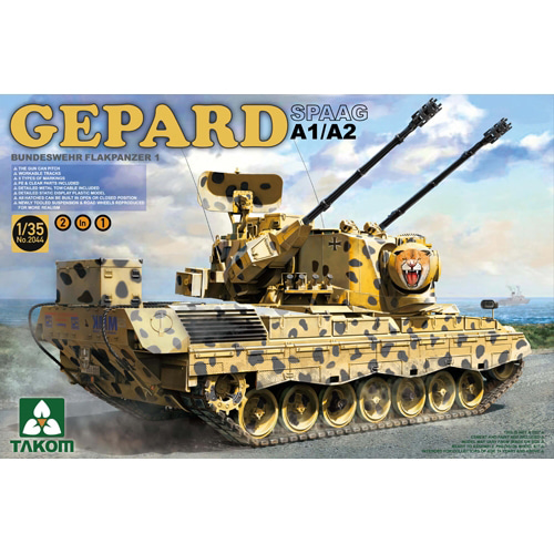BT2044 1/35 Gepard SPAAG A1/A2 BUNDESWEHR FLAKPANZER 1, 2in1