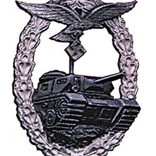 ESDB0009 1/1 German Luftwaffe Tank Battle Badge(독일공군 전차병 뱃지)