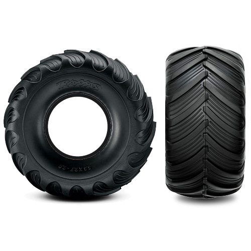 AX3667 Tires Monster Jam replica (dual profile 5.3&#039;&#039;x 2.7&#039;&#039;- 2.0&#039;&#039;) (2)/ foam inserts (2)