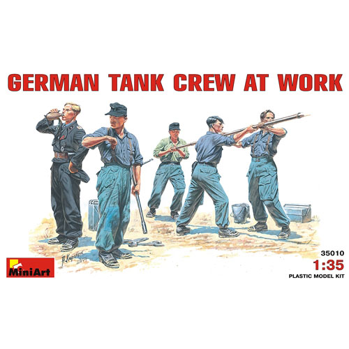 BE35010 1/35 German Tank Crew at work