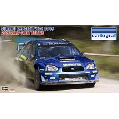 BH20229 1/24 Subaru Impreza WRC 2005 &#039;2005 Rally Great Britain&#039; w/ Grade up P.E parts(카르토그라프 데칼포함)(하세가와 단종)