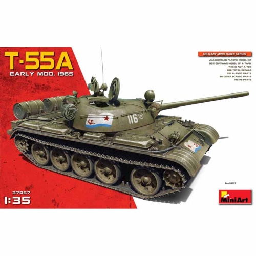 BE37057 1/35 T-55A Early Mod. 1965