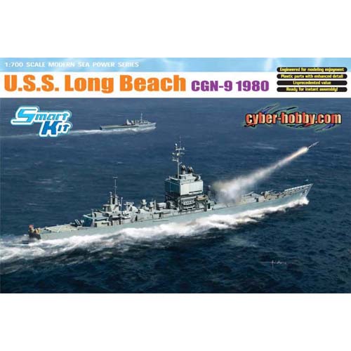 BD7135 1/700 U.S.S. Long Beach CGN-9 1980