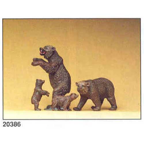 FSP20386 1/87 갈색곰 (도색:4마리)