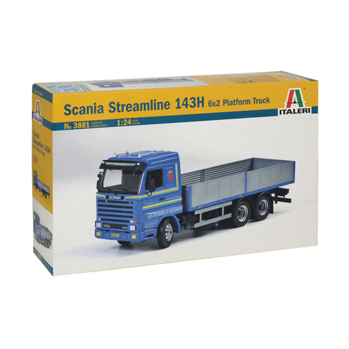 BI3881 1/24 Scania Streamline 143H 6x2 Platform Truck (New Tool- 2013) (이탈레리 단종)