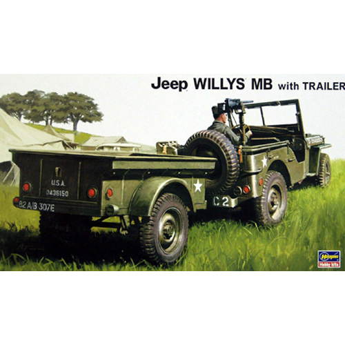 BH20221 1/24 Jeep WILLYS MB with TRAILER(하세-품절)