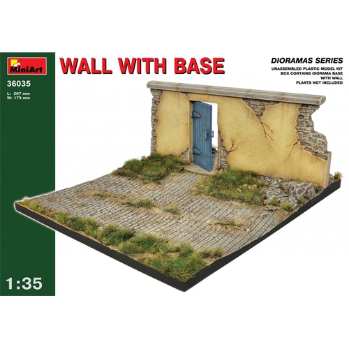 BE36035 1/35 Wall with Base