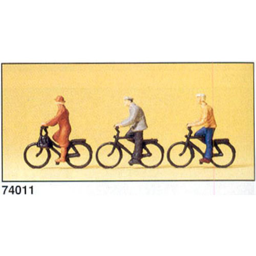 FSP74011 1/100 자전거탄 사람 (도색:3명3대)