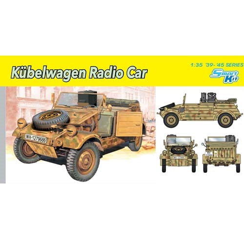 BD6886 1/35 Kubelwagen Radio Car
