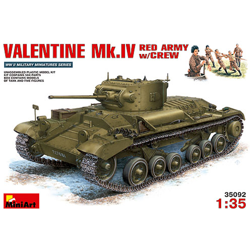 BE35092 1/35 Valentine Mk IV Red Army w/Crew