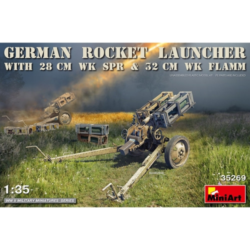 BE35269 1/35 German Rocket Launcher with 28cm WK Spr &amp; 32cm WK Flamm
