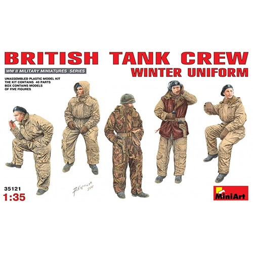 BE35121 1/35 British Tank Crew. Winter Uniform