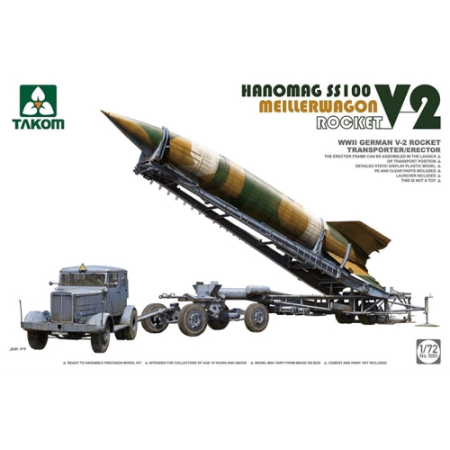 BT5001 1/72 V-2 Rocket, Hanomag SS100 &amp; Meillerwagen