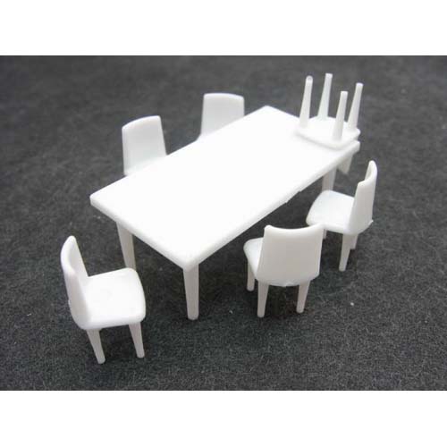 FS5550106 1/50 직사각 테이블 의자셋 (테이블1 의자6)