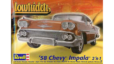BM2073 1/25 &#039;58 Chevy Impala 2 &#039;n 1