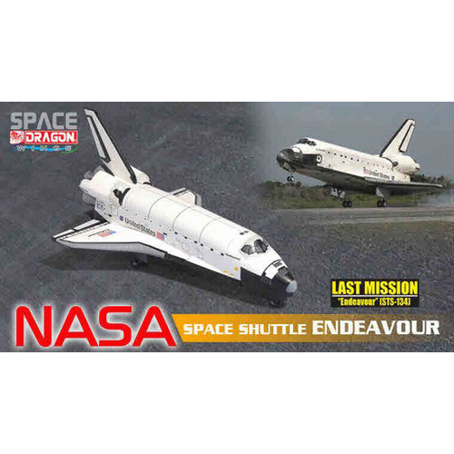 BD56186 1/400 NASA Space Shuttle &#039;Endeavour&#039; w/ Landing Gear - Last Mission STS-134 (Space)