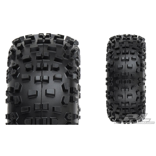 AP1173 Badlands 2.8&quot; (Traxxas® Style Bead) All Terrain Truck Tires for STOCK Traxxas 2.8&quot; Wheels (does not fit Pro-Line Torque wheels)